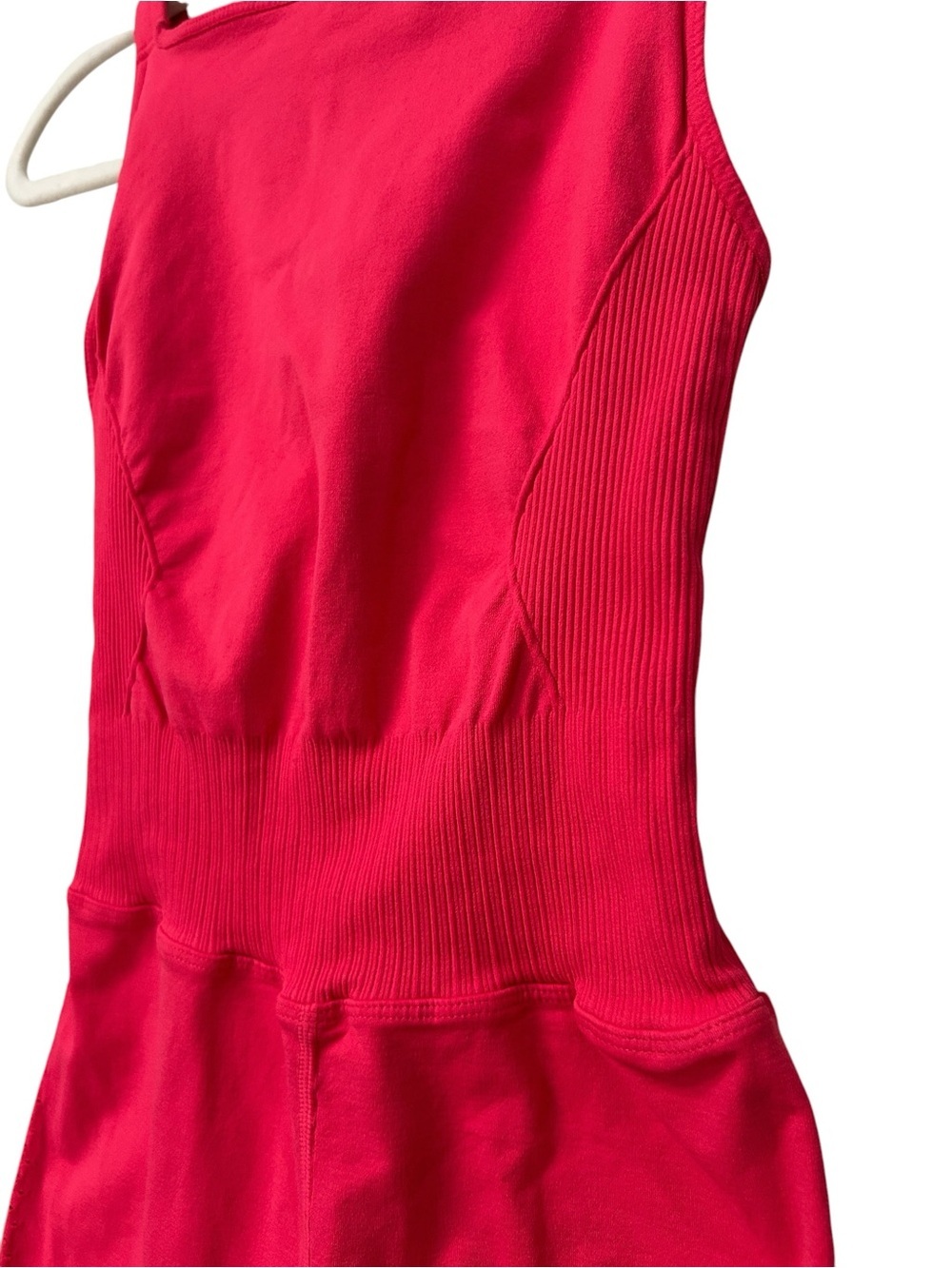 Free People Movement Good Karma Runsie Sz XS Romper Shorty Silhouette - Picture 5 of 11